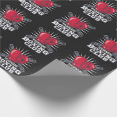 Papier Cadeau Gants de boxe personnalisés Fighter Champion Boxer (Coin)