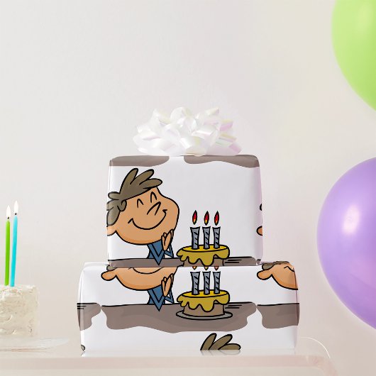 Papier Cadeau Garçon d'anniversaire