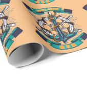 Papier Cadeau Garde côtière (Coin rond)