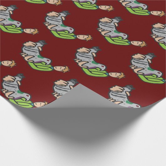 Papier Cadeau Garde de pigeon (Coin)