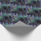 Papier Cadeau Garden By the Pond at Twilight (Coin)