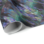 Papier Cadeau Garden By the Pond at Twilight (Coin rond)