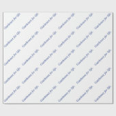 Papier Cadeau Gardener pour la vie (Plat)