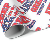 Papier Cadeau Garder-Amérique-Grand-Atout (Coin rond)