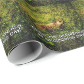 Papier Cadeau Garder le marmotte de fond dans le papier d'emball (Coin rond)