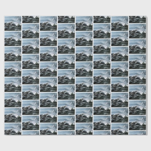 Papier Cadeau Gardes du château Wolf (Plat)