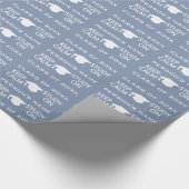 Papier Cadeau Gardez le calme et étudiez sur le papier (Coin)