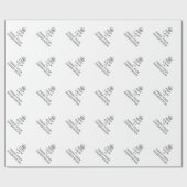 Papier Cadeau Gardez le calme et finissez votre dissertation (Plat)