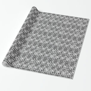 Papier Cadeau Gardez le calme et le motif d'échecs de jeu