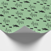 Papier Cadeau Gardez le calme et le Squatch sur le papier (Coin)