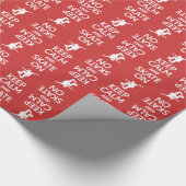 Papier Cadeau Gardez le calme et patinez sur le papier (Coin)