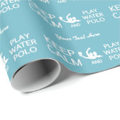 Papier Cadeau Gardez le papier d'emballage fait sur commande de (Coin rond)