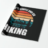 Papier Cadeau Gardez-Le Simple Et Allez Randonnée (Déroulé)