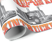 Papier Cadeau Gardez sur Truckin (Coin rond)