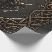 Papier Cadeau Gardien Fée Steampunk. (Coin)