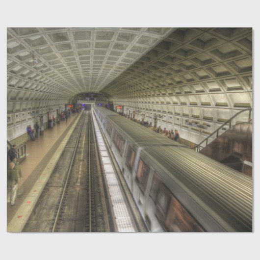 Papier Cadeau Gare de Washington DC (Plat)