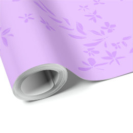 Papier Cadeau Garlands Lilac