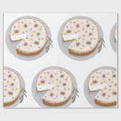 Papier Cadeau Gâteau au fromage rond (Plat)