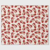 Papier Cadeau Gâteau aux fraises (Plat)