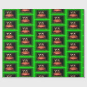 Papier Cadeau Gâteau d'anniversaire (Plat)