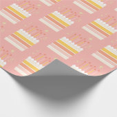 Papier Cadeau Gâteau d'anniversaire (Coin)