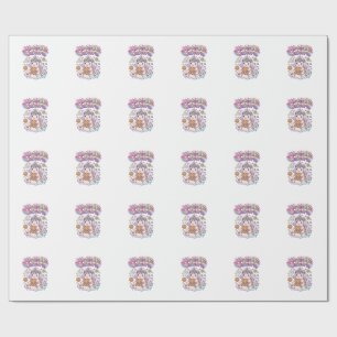 Papier Cadeau Gâteau de lune licorne Vêtements charmants licorne