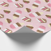 Papier Cadeau Gâteau napolitain et glace (Coin)