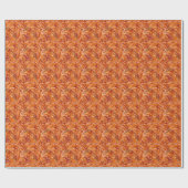 Papier Cadeau Gâteau Orange (Plat)