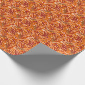 Papier Cadeau Gâteau Orange (Coin)