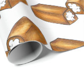 Papier Cadeau Gâteau Snack Rempli De Crème Gâteaux De Malbouffe  (Coin rond)