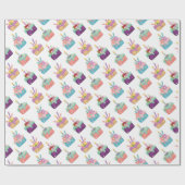 Papier Cadeau Gâteaux de célébration (Plat)