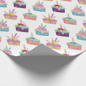 Papier Cadeau Gâteaux de célébration (Coin)