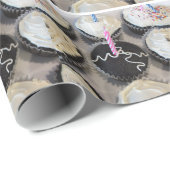 Papier Cadeau Gâteaux décorés (Coin rond)