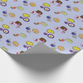 Papier Cadeau Gâteaux et tartes avec café et thé (Coin)