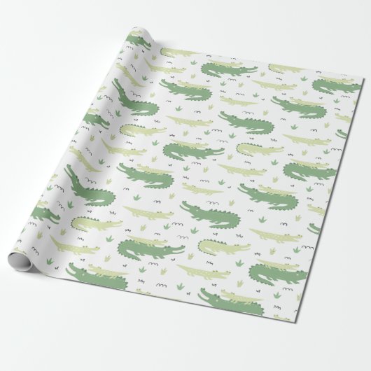 Papier Cadeau Gators pour bébés et mamans (Déroulé)