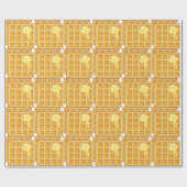 Papier Cadeau Gaufres beurrées (Plat)