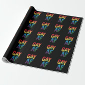 Papier Cadeau Gay AF LGBT Pride Gay Gift Pride Mois (Déroulé)
