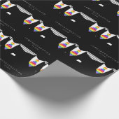 Papier Cadeau Gay pride dans Cravate Mariage (Coin)