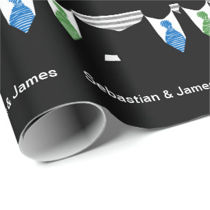 Papier Cadeau Gay pride dans Cravate Mariage