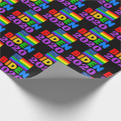 Papier Cadeau Gay pride Rainbow de Biden 2020 (Coin)