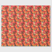 Papier Cadeau Gazania desert flower art par Sacha Grossel (Plat)
