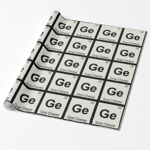 Papier Cadeau Ge - Chimie du fromage de chèvre Symbole du tablea