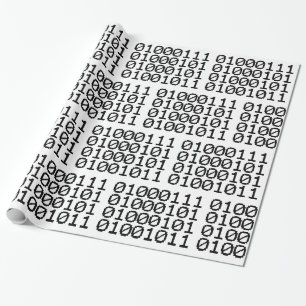 PAPIER CADEAU GEEK BINAIRE