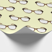 PAPIER CADEAU GEEK CHIC GLASSES MOTIF DESIGN (Coin)