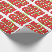 Papier Cadeau Geek de maths (Coin)