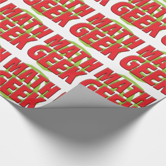 Papier Cadeau Geek de maths (Coin)