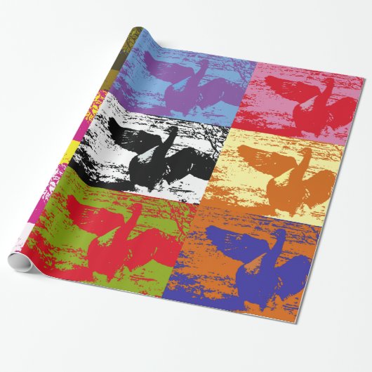 PAPIER CADEAU GEESE (Déroulé)