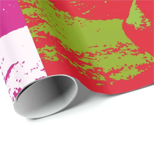 PAPIER CADEAU GEESE (Coin rond)