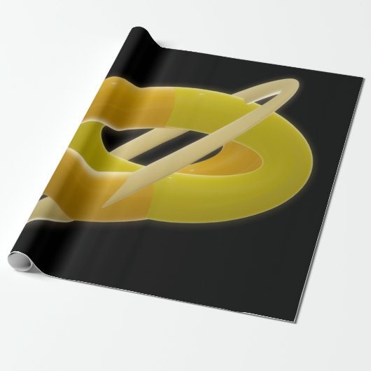 Papier Cadeau Gel spatial M. Ship Blob (Déroulé)