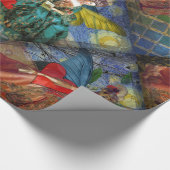 Papier Cadeau Gemini gothique classique femme papillon Whimsical (Coin)